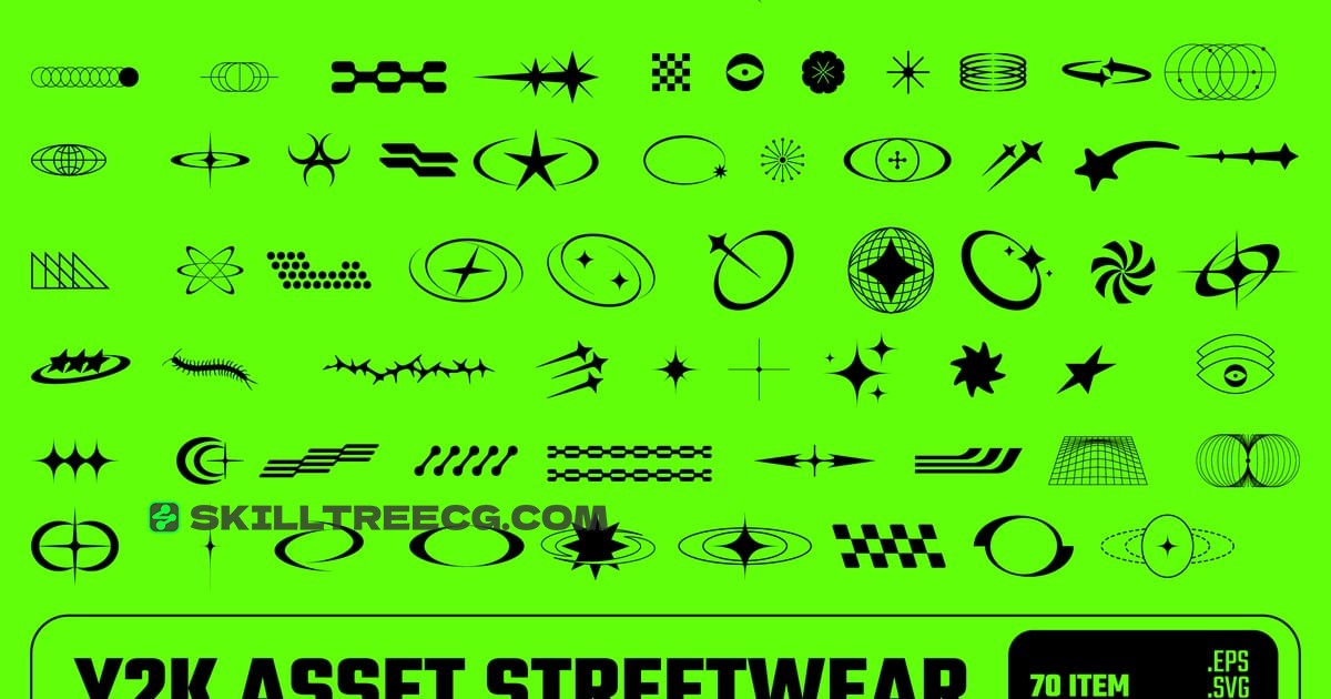 Y2K Streetwear Element Collection（967481）-技能树